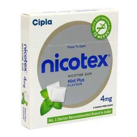 Nicotine Gum at Rs 70/pack | Nicotine Gum in Mumbai | ID: 20347522112