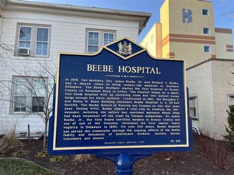 Beebe Hospital Historical Marker