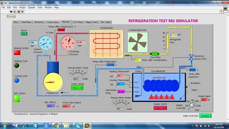 Refrigeration Simulator, Refrigeration Simulation, Manufacturer, India