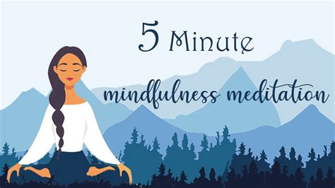 5 Minute Mindfulness Meditation - YouTube