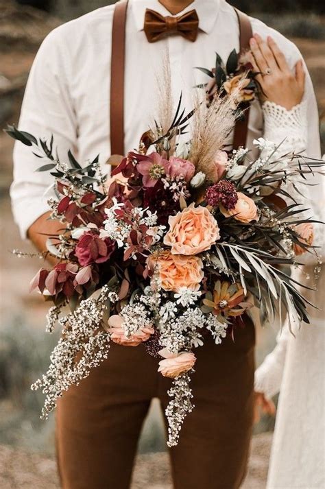 25 Boho Rustic Wedding Bouquets That Really Inspire - Mrs to Be