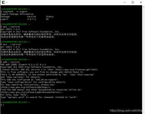 MinGW/cygwin 快速开始-CSDN博客