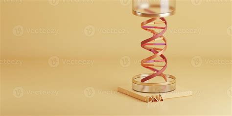 3D DNA spiral helix concept. 3d rendering 8316956 Stock Photo at Vecteezy