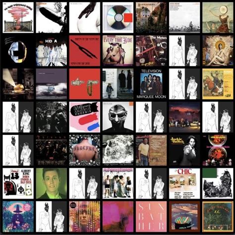 Filled out the genre template with my own favorite albums : r/Topster