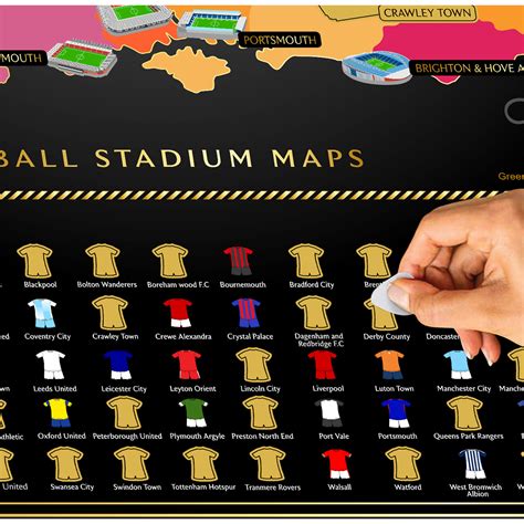 England Football Stadium Map