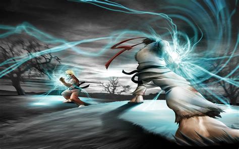 Ryu vs Ken - Hadouken : wallpaper