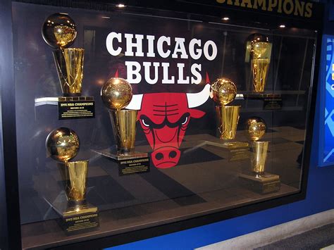 Chicago Bulls Six Championship Trophies | The Bulls Champion… | Flickr