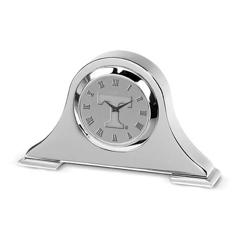 Lids Tennessee Volunteers Napoleon Desk Clock - Silver | CoolSprings Galleria