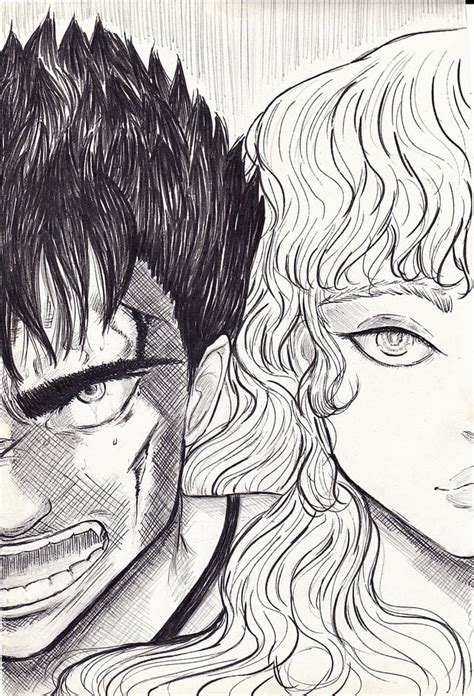 Guts and Griffith : r/MangaArt