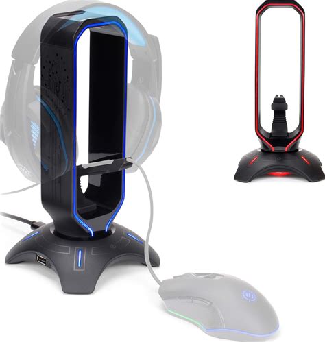 Vertux Tilted Nation RGB Headset Stand and Gaming Headphone Display ...