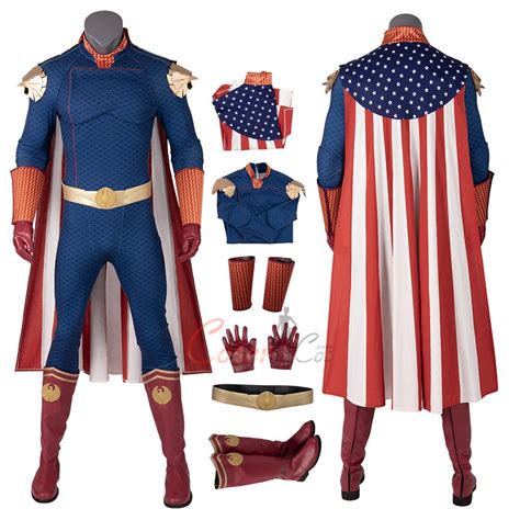 Homelander Costume The Boys Season 1 Cosplay Full Set Deluxe Version ...