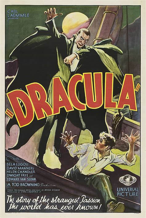 Tod Browning Dracula Movie Poster 1931