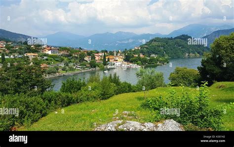 Lake Como View Stock Photo - Alamy