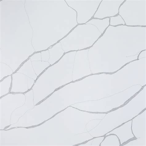 Calacatta Glacier Quartz stone slabs and tiles manufacturer