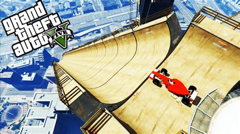 GTA 5 Mods - MEGA RAMPS MOD! - GTA 5 Big Ramps Stunts! (GTA 5 PC MODS GAMEPLAY) - YouTube