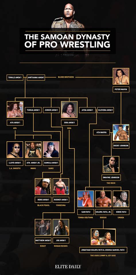 Samoan Strength: The Rock's Family Tree Is A Wrestling Dynasty (Photo)