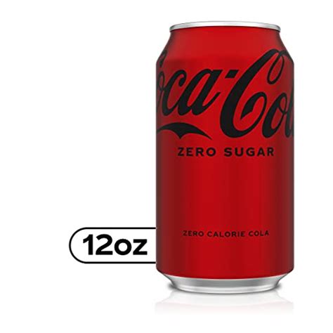 Coke Zero Sugar Cola Soda, 12 oz, 24 Pack (Package May Vary) | Pricepulse