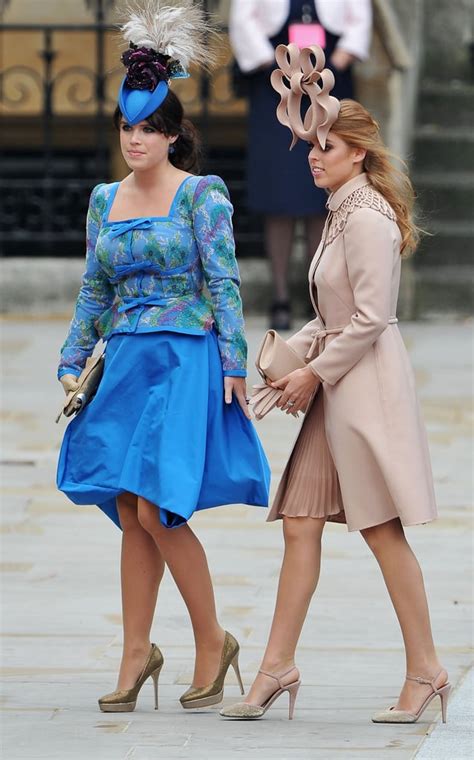 Pictures of Princess Beatrice and Princess Eugenie at Royal Wedding ...