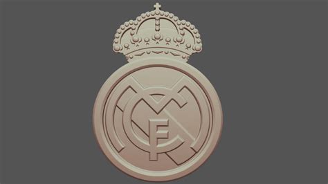 Real Madrid 3d print logo - Download Free 3D model by CadForCam ...