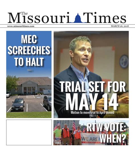 Missouri Times - March 26, 2018 by Missouri Times - Issuu