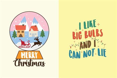 Funny Christmas Quotes SVG Graphic 14456203 Vector Art at Vecteezy