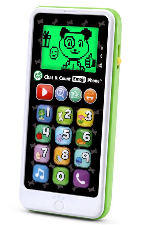 LeapFrog Chat & Count Emoji Phone - Green - English Edition | Toys R Us ...