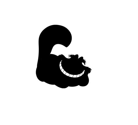 Cheshire Cat Silhouette at GetDrawings | Free download