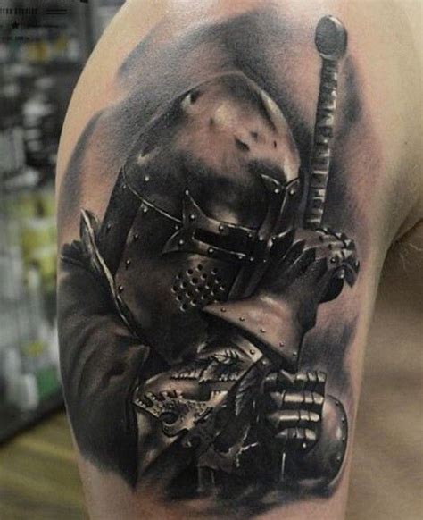 Pin by BLAcK on Рыцарь | Knight tattoo, Tattoos, Warrior tattoos