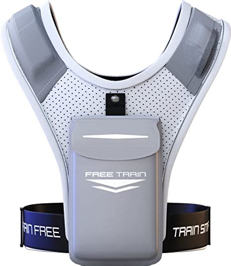 Amazon.com : Freetrain VR Vest - The Original Training and Running Vest Chest Phone Holder ...