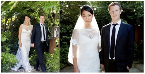 Priscilla Chan looks radiant in Claire Pettibone wedding dress