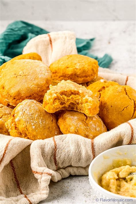 Sweet Potato Biscuits - Flavor Mosaic