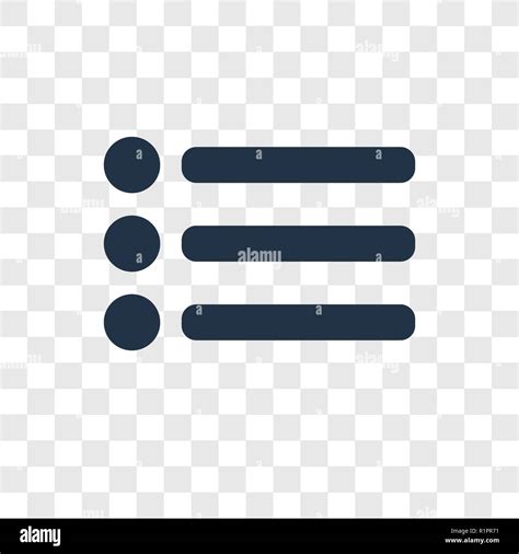 Menu Bars vector icon isolated on transparent background, Menu Bars transparency logo concept ...