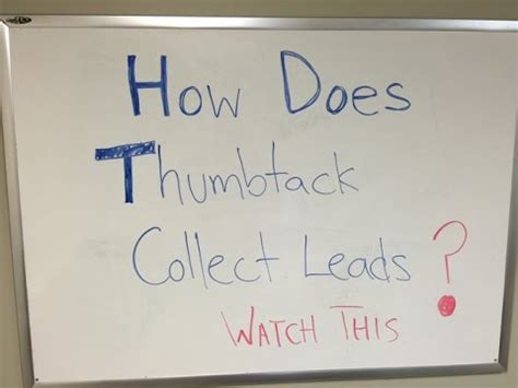 How Does Thumbtack Generate Leads | Learn How They Do It - YouTube