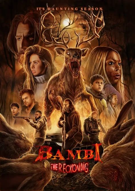 Pôster de filme de terror mostra Bambi assassino - Observatório do Cinema