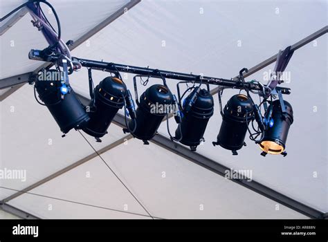 stage lighting setup Stock Photo - Alamy