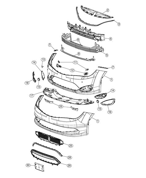 Chrysler Pacifica Grille. Active shutter. [front fascias parts ...