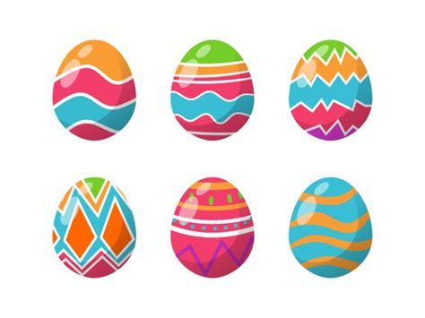 Colorful Painted Easter Eggs (PNG Transparent) | OnlyGFX.com