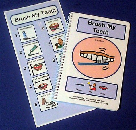 Brush My Teeth - PECS Autism Social Skills Story - ABA Autism Visual