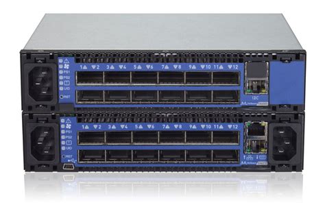 Mellanox SwitchX®-2 based FDR IB 1U Switch, 12 QSFP+ ports, 1 PWS (AC), PPC460, short depth, P2C ...