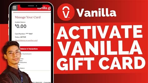 How To Activate Vanilla Gift Card ! - YouTube