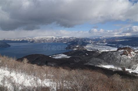 Lake Toya during Winter Season Stock Photo - Image of hokkaido, geopark: 264859458