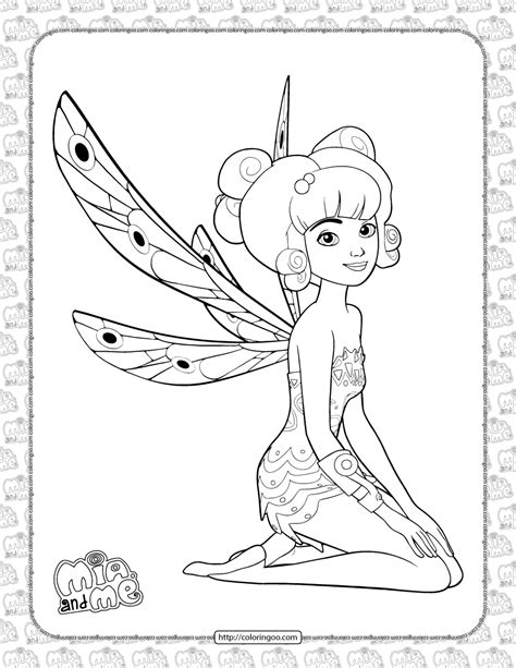 Printable Mia and Me Pdf Coloring Page Colouring, Coloring Pages, Four ...