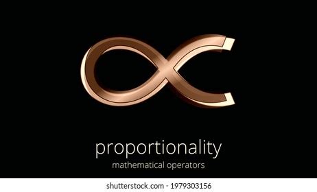 Proportional Symbol Mathematical Operators Sign Illustration Stock ...