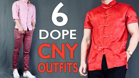 TOP 6 Chinese New Year Outfits | How to Wear RED - YouTube