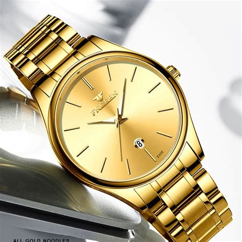 2023-New-Luxury-Watches-Men-Full-Gold-Stainless-Steel-Quartz-Waterproof-Auto-Date-Simple ...