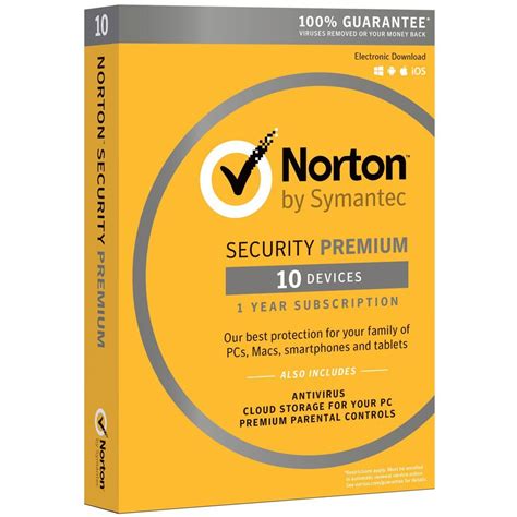 Norton Security Premium with Backup - 1-Year / 10-Device - US Global Tech