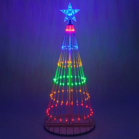 Multicolor LED Animated Outdoor Lightshow Tree