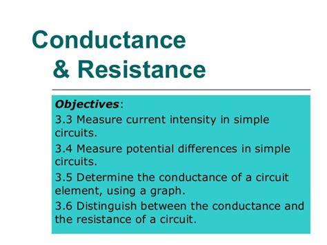 AST 406 Conductance & Resistance