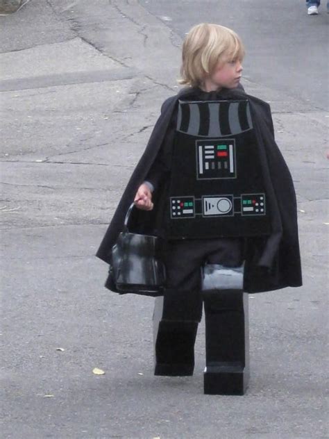 A Homemade Lego Style Darth Vader Costume For Kids | Boys disney ...