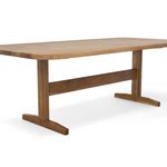 French Photographs 96" Dining Table - Wood Legs – Olive & Wool